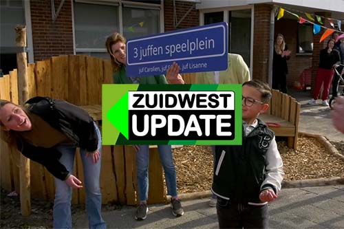 ZuidWest Update was bij de opening van het plein van het Kompas in Heijningen